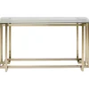 Kommoden & Sideboards-KARE Design Konsole Clara Gold 145X76Cm