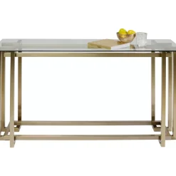 Kommoden & Sideboards-KARE Design Konsole Clara Gold 145X76Cm