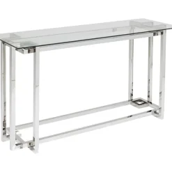Kommoden & Sideboards-KARE Design Konsole Clara Silber 145X76Cm