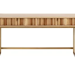 Kommoden & Sideboards-KARE Design Konsole Concertina Natur 136X40Cm