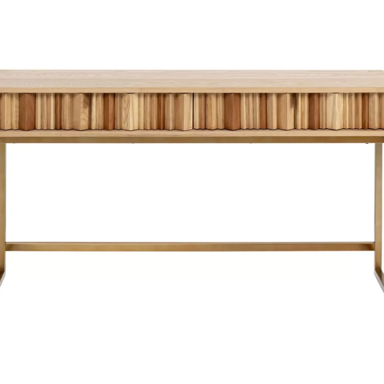 Kommoden & Sideboards-KARE Design Konsole Concertina Natur 136X40Cm