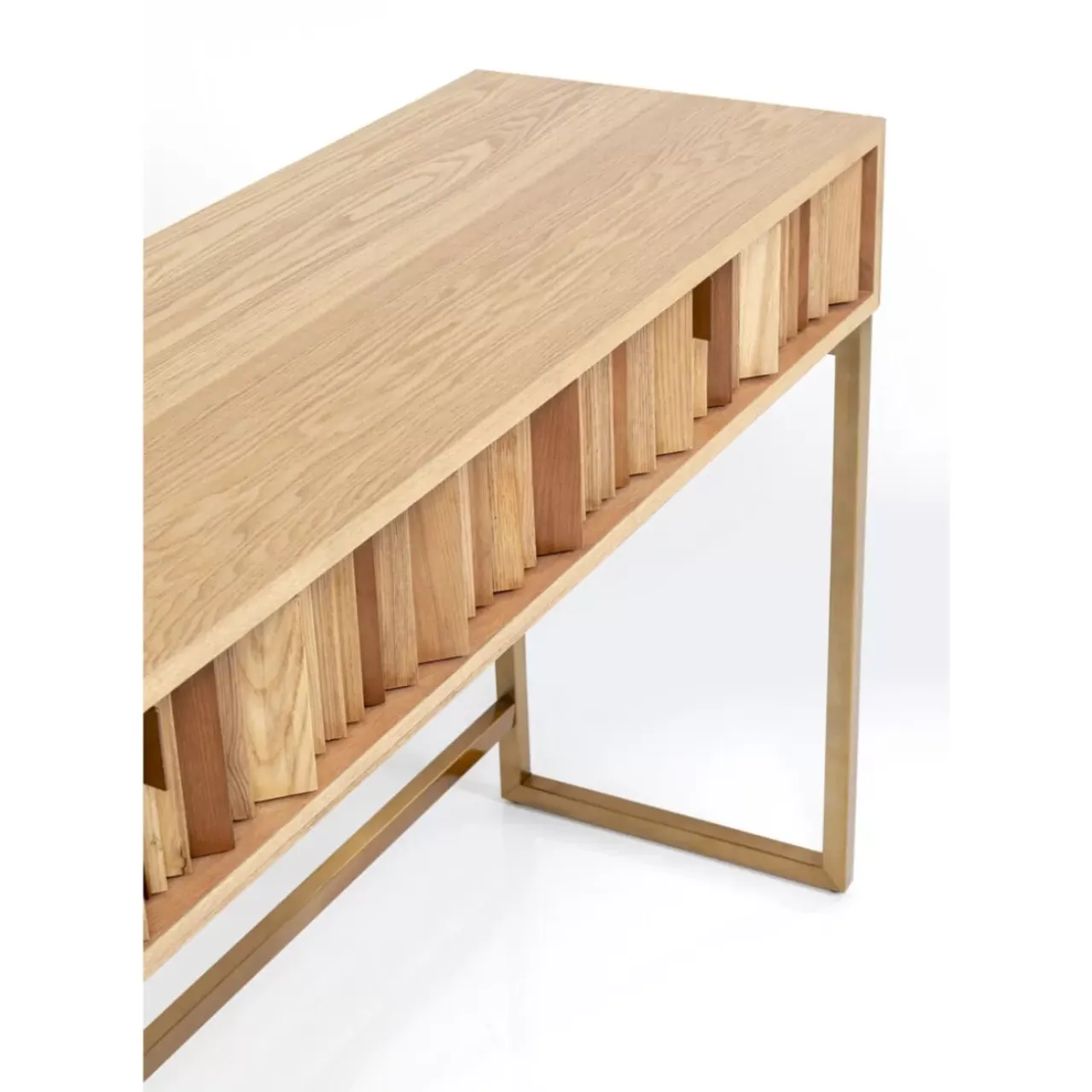 Kommoden & Sideboards-KARE Design Konsole Concertina Natur 136X40Cm