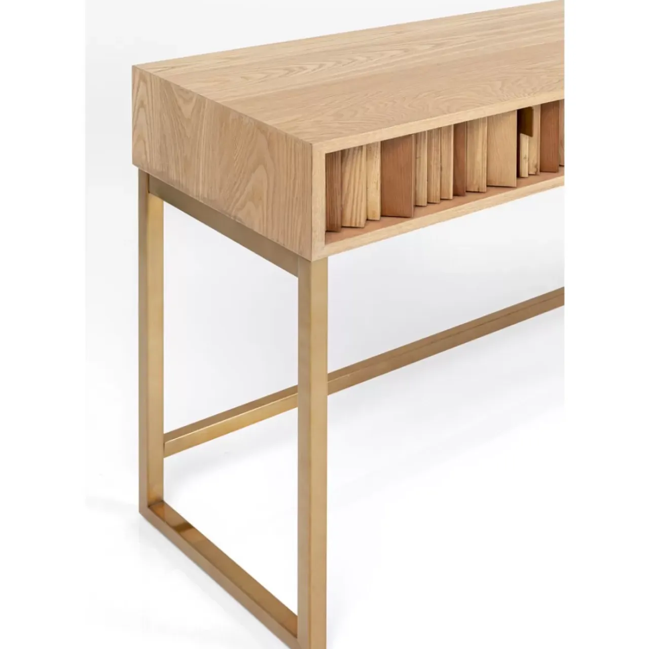 Kommoden & Sideboards-KARE Design Konsole Concertina Natur 136X40Cm
