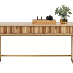 Kommoden & Sideboards-KARE Design Konsole Concertina Natur 136X40Cm