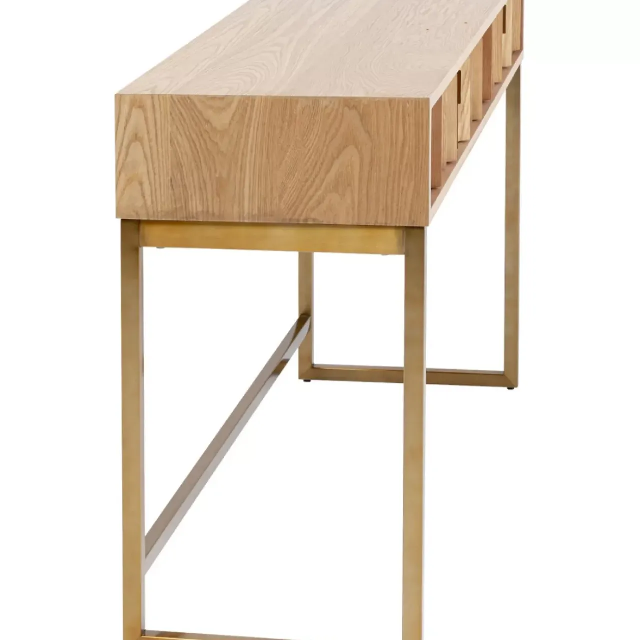 Kommoden & Sideboards-KARE Design Konsole Concertina Natur 136X40Cm