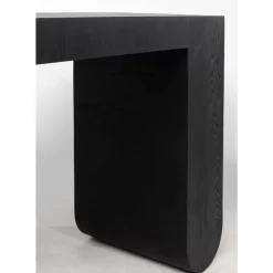 Kommoden & Sideboards-KARE Design Konsole Curve Schwarz 120X76Cm