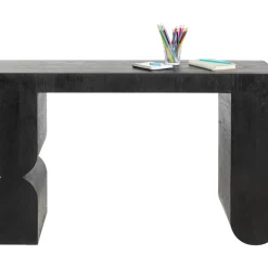 Kommoden & Sideboards-KARE Design Konsole Curve Schwarz 120X76Cm