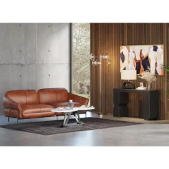 Kommoden & Sideboards-KARE Design Konsole Curve Schwarz 120X76Cm