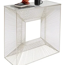 Kommoden & Sideboards-KARE Design Konsole Dimension Champagner 81X81Cm