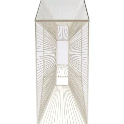 Kommoden & Sideboards-KARE Design Konsole Dimension Champagner 81X81Cm