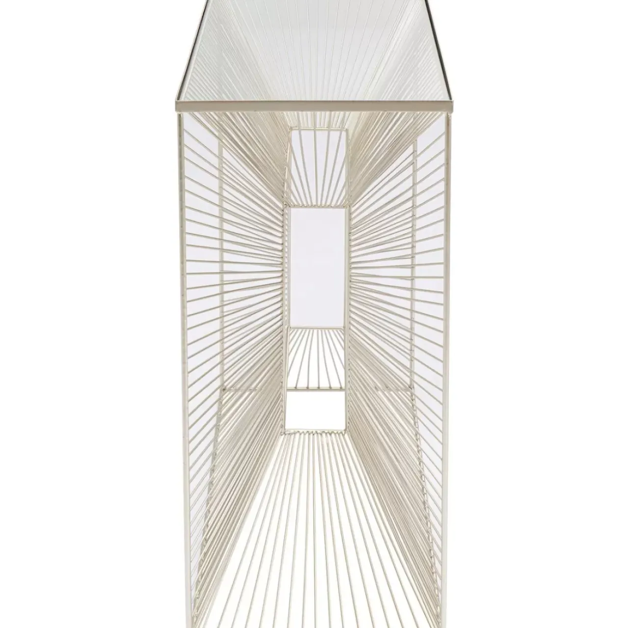 Kommoden & Sideboards-KARE Design Konsole Dimension Champagner 81X81Cm