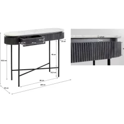 Kommoden & Sideboards-KARE Design Konsole Glenn 100X32