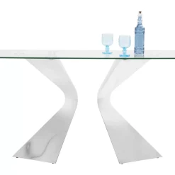 Kommoden & Sideboards-KARE Design Konsole Gloria Chrome