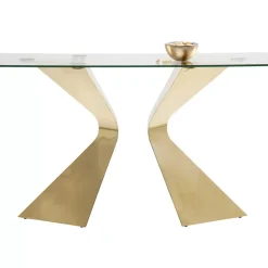 Kommoden & Sideboards-KARE Design Konsole Gloria Gold