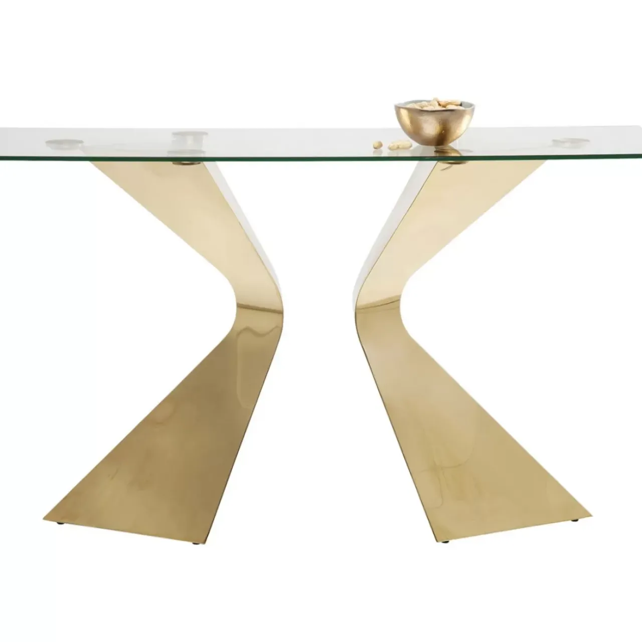 Kommoden & Sideboards-KARE Design Konsole Gloria Gold