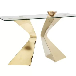 Kommoden & Sideboards-KARE Design Konsole Gloria Gold