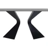 Kommoden & Sideboards-KARE Design Konsole Gloria Schwarz Keramik 140X81Cm