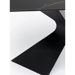 Kommoden & Sideboards-KARE Design Konsole Gloria Schwarz Keramik 140X81Cm