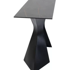Kommoden & Sideboards-KARE Design Konsole Gloria Schwarz Keramik 140X81Cm