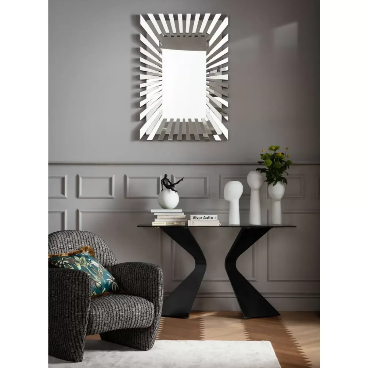 Kommoden & Sideboards-KARE Design Konsole Gloria Schwarz 140X81Cm
