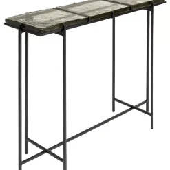 Kommoden & Sideboards-KARE Design Konsole Ice Schwarz 98X80Cm