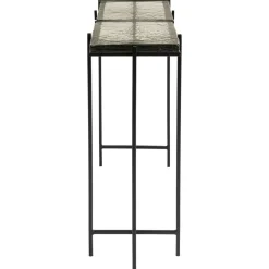 Kommoden & Sideboards-KARE Design Konsole Ice Schwarz 98X80Cm