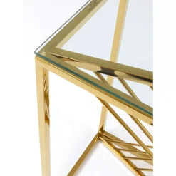 Kommoden & Sideboards-KARE Design Konsole Laser Gold 120X40