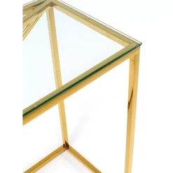 Kommoden & Sideboards-KARE Design Konsole Laser Gold 120X40