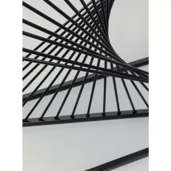 Kommoden & Sideboards-KARE Design Konsole Laser Schwarz Klarglas 120X40Cm