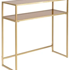Kommoden & Sideboards-KARE Design Konsole Loft Gold 85X80Cm