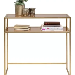 Kommoden & Sideboards-KARE Design Konsole Loft Gold 85X80Cm