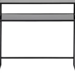Kommoden & Sideboards-KARE Design Konsole Loft Schwarz 80X85