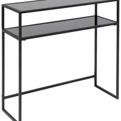 Kommoden & Sideboards-KARE Design Konsole Loft Schwarz 80X85