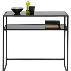 Kommoden & Sideboards-KARE Design Konsole Loft Schwarz 80X85