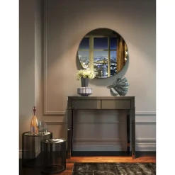 Kommoden & Sideboards-KARE Design Konsole Luxury Push Grau