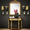 Kommoden & Sideboards-KARE Design Konsole Lv Gold-Schwarz