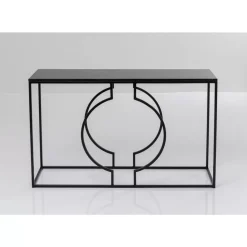 Kommoden & Sideboards-KARE Design Konsole Miami Loft Schwarz 120X75Cm