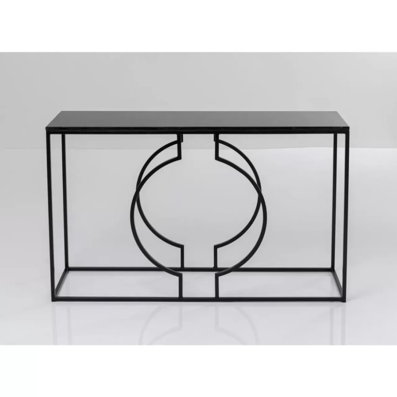 Kommoden & Sideboards-KARE Design Konsole Miami Loft Schwarz 120X75Cm