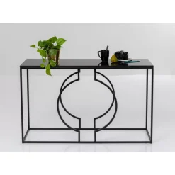 Kommoden & Sideboards-KARE Design Konsole Miami Loft Schwarz 120X75Cm