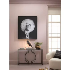 Kommoden & Sideboards-KARE Design Konsole Miami Loft Schwarz 120X75Cm