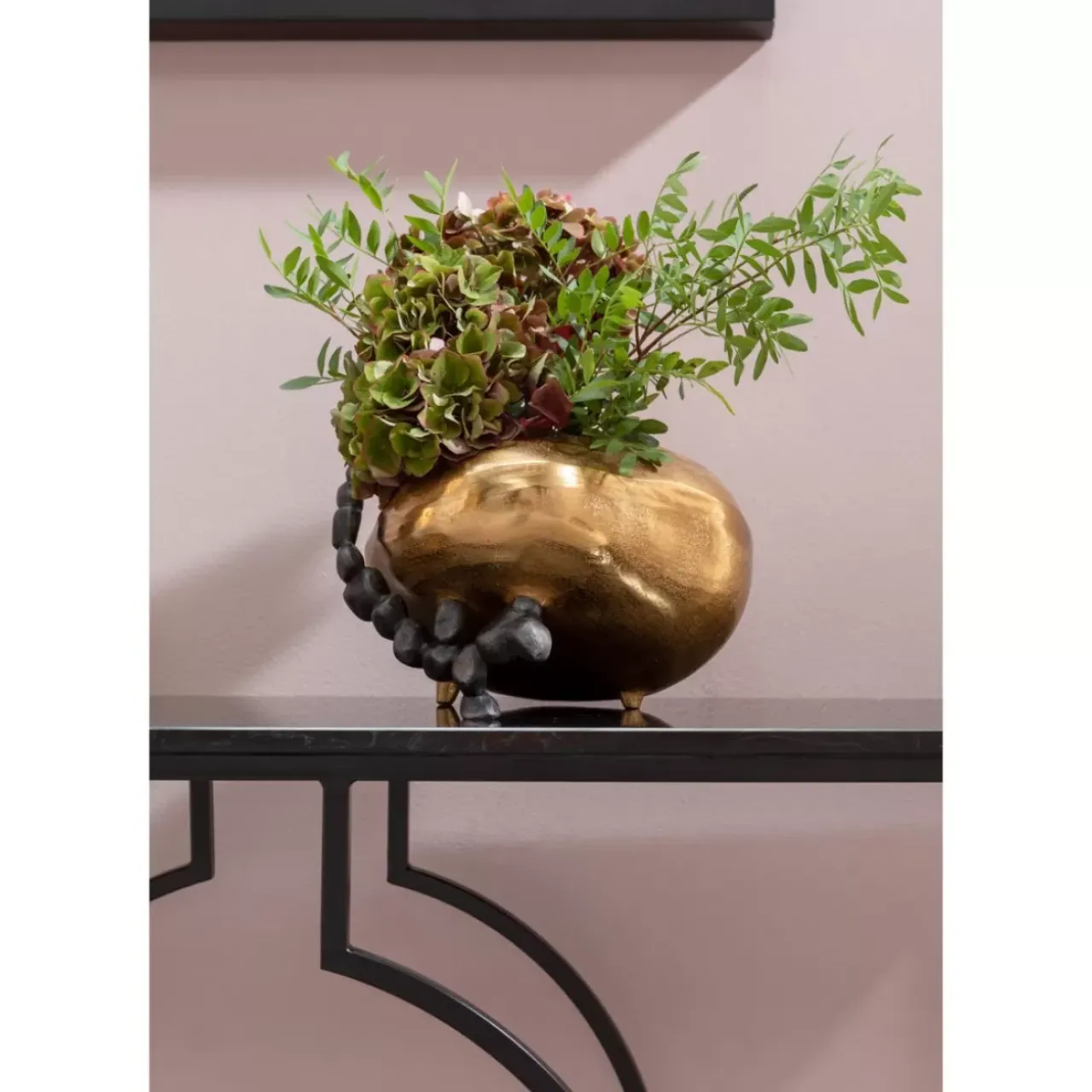 Kommoden & Sideboards-KARE Design Konsole Miami Loft Schwarz 120X75Cm