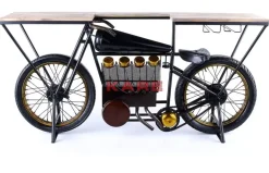 Kommoden & Sideboards-KARE Design Konsole Motorbike Schwarz