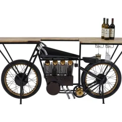 Kommoden & Sideboards-KARE Design Konsole Motorbike Schwarz