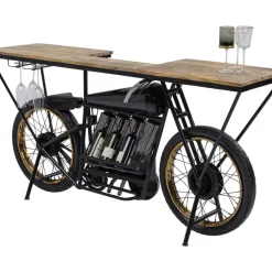 Kommoden & Sideboards-KARE Design Konsole Motorbike Schwarz