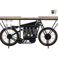 Kommoden & Sideboards-KARE Design Konsole Motorbike Schwarz