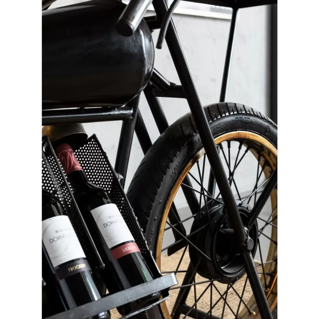 Kommoden & Sideboards-KARE Design Konsole Motorbike Schwarz