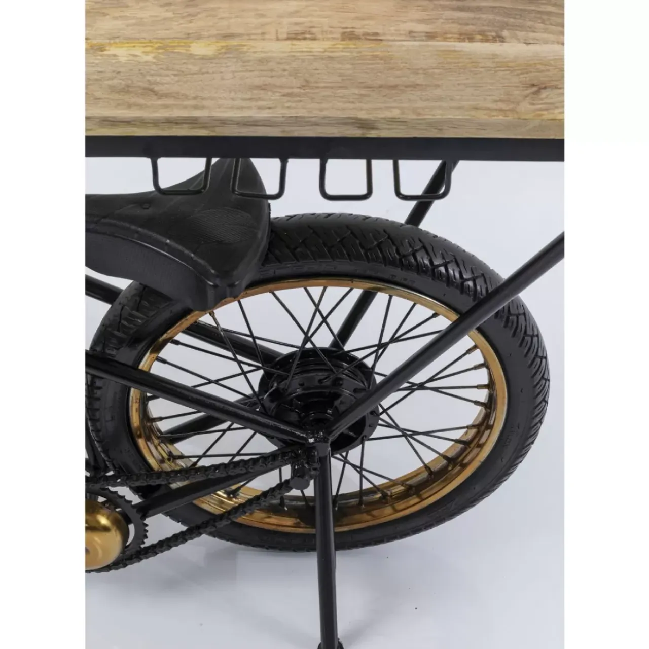 Kommoden & Sideboards-KARE Design Konsole Motorbike Schwarz