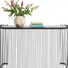 Kommoden & Sideboards-KARE Design Konsole Wire Glas Schwarz 142X89Cm