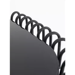 Kommoden & Sideboards-KARE Design Konsole Wire Glas Schwarz 142X89Cm