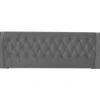 Betten-KARE Design Kopfteil Benito Moon Grau 160Cm